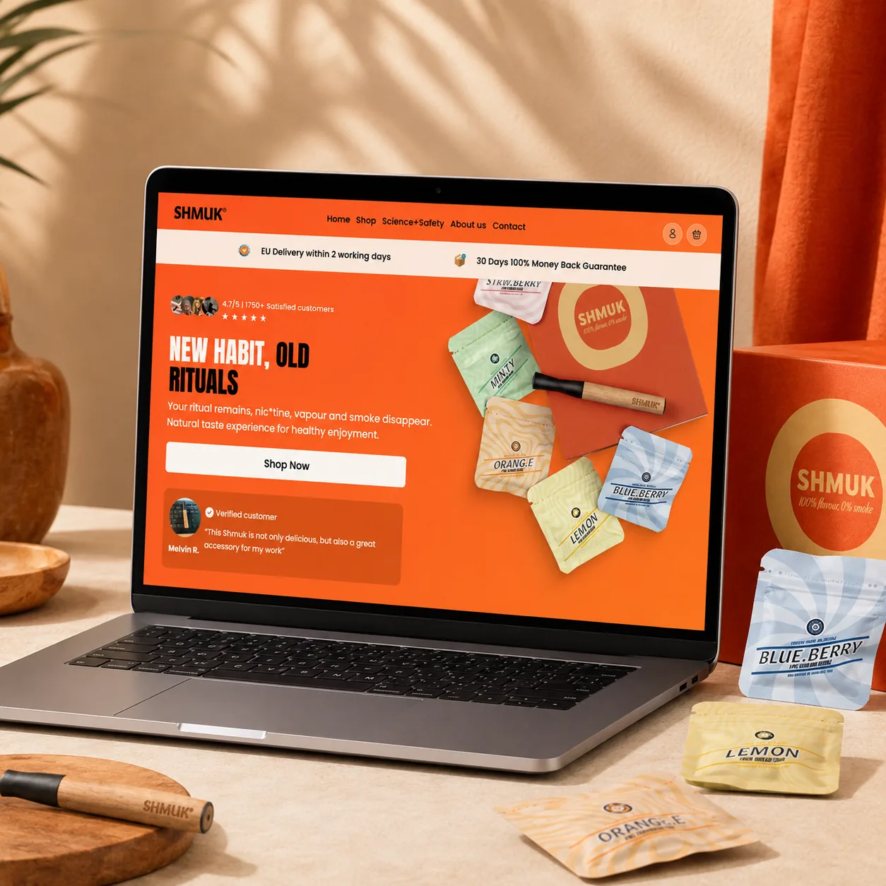 The Shumk Shopify storefront — Kartlyx ecommerce portfolio